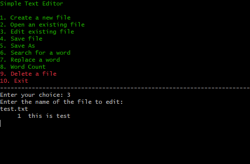 Simple Text Editor 4